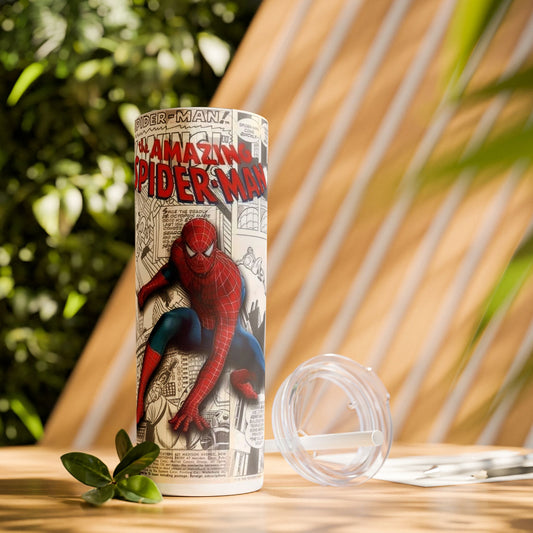 Skinny Tumbler Spiderman 20oz