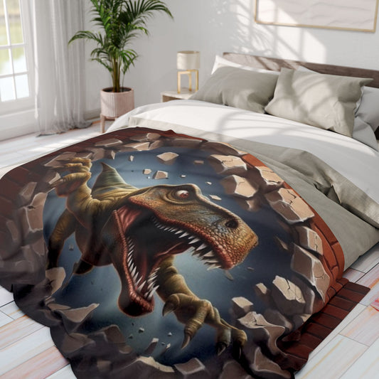 T-Rex Wall Break Arctic Blanket