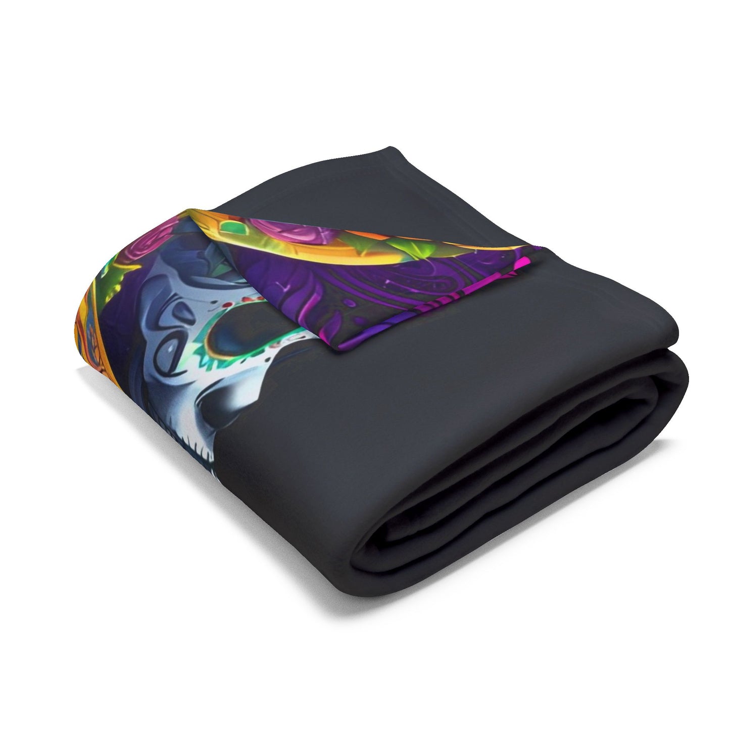Day of the Dead Sugar Skull Girl Arctic Blanket - House of O & A