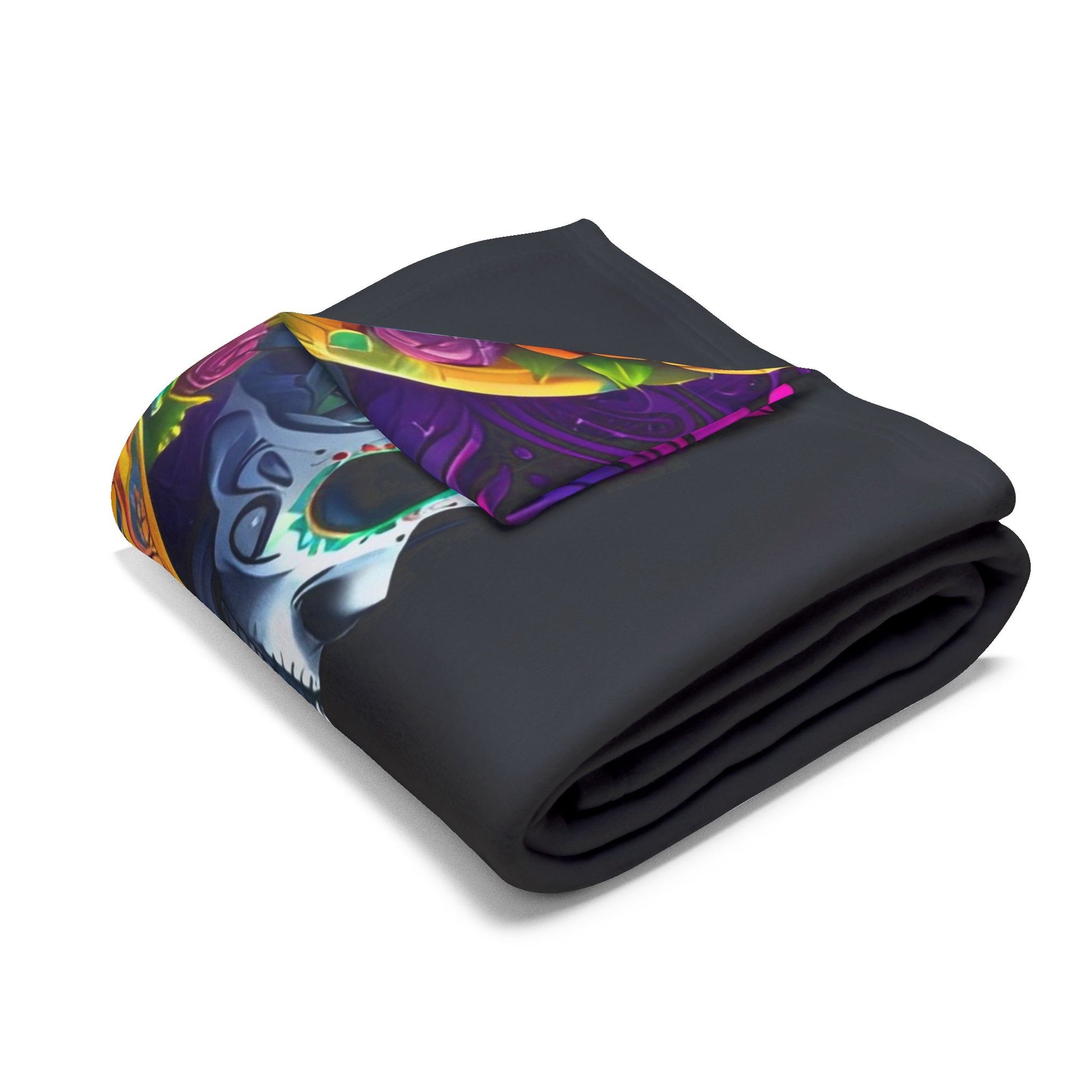 Day of the Dead Sugar Skull Girl Arctic Blanket - House of O & A