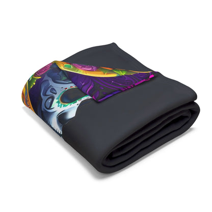 Day of the Dead Sugar Skull Girl Arctic Blanket - House of O & A