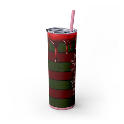 🔥 Freddy Krueger Skinny Tumbler – A Nightmare You’ll Love 🔥