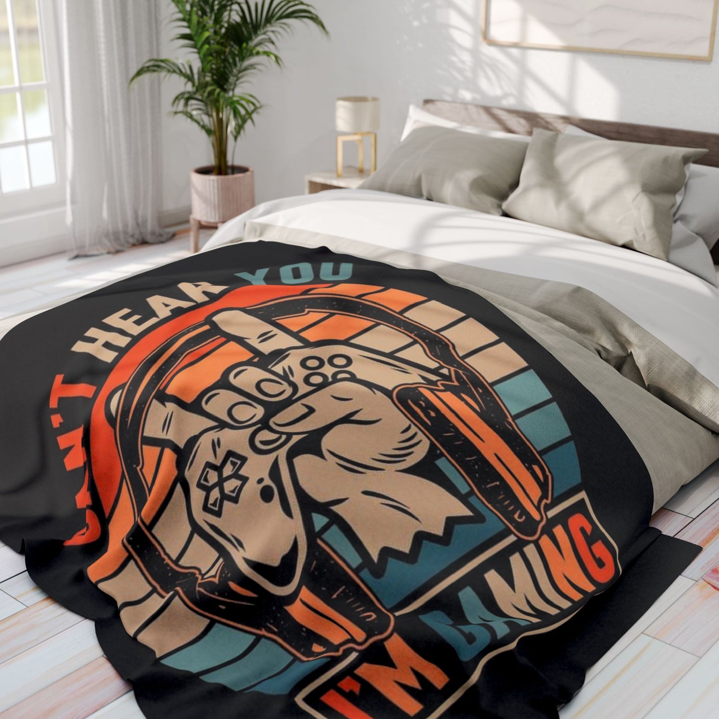 "I'm Gaming" Cozy Arctic Blanket for Gamers