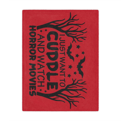 Minky Blanket - Horror Movie Night Cuddle Blanket - House of O & A
