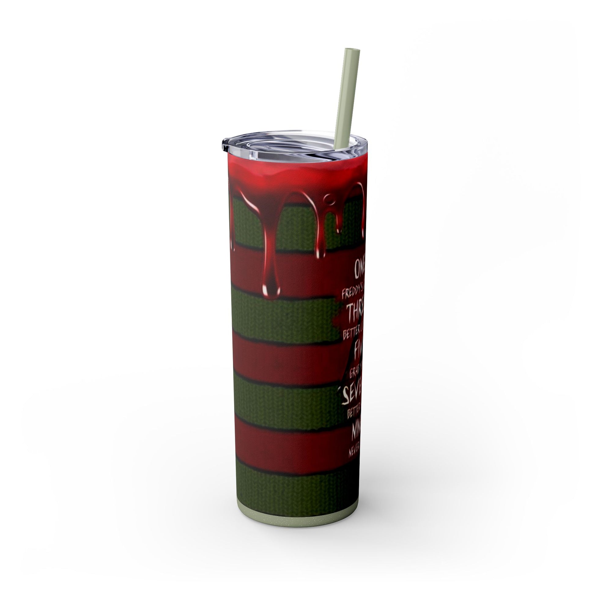 🔥 Freddy Krueger Skinny Tumbler – A Nightmare You’ll Love 🔥 - House of O & A