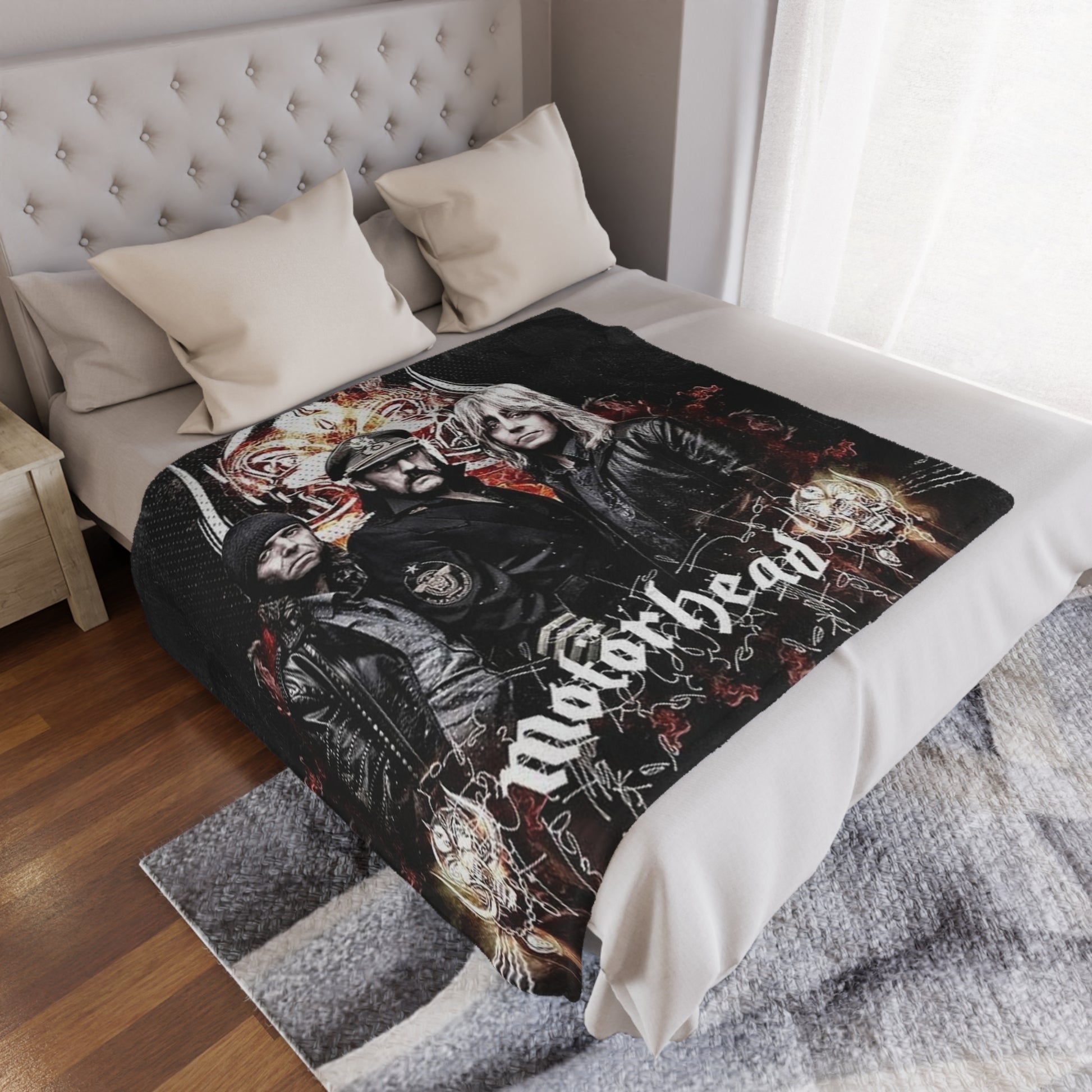 Motorhead Minky Blanket - House of O & A