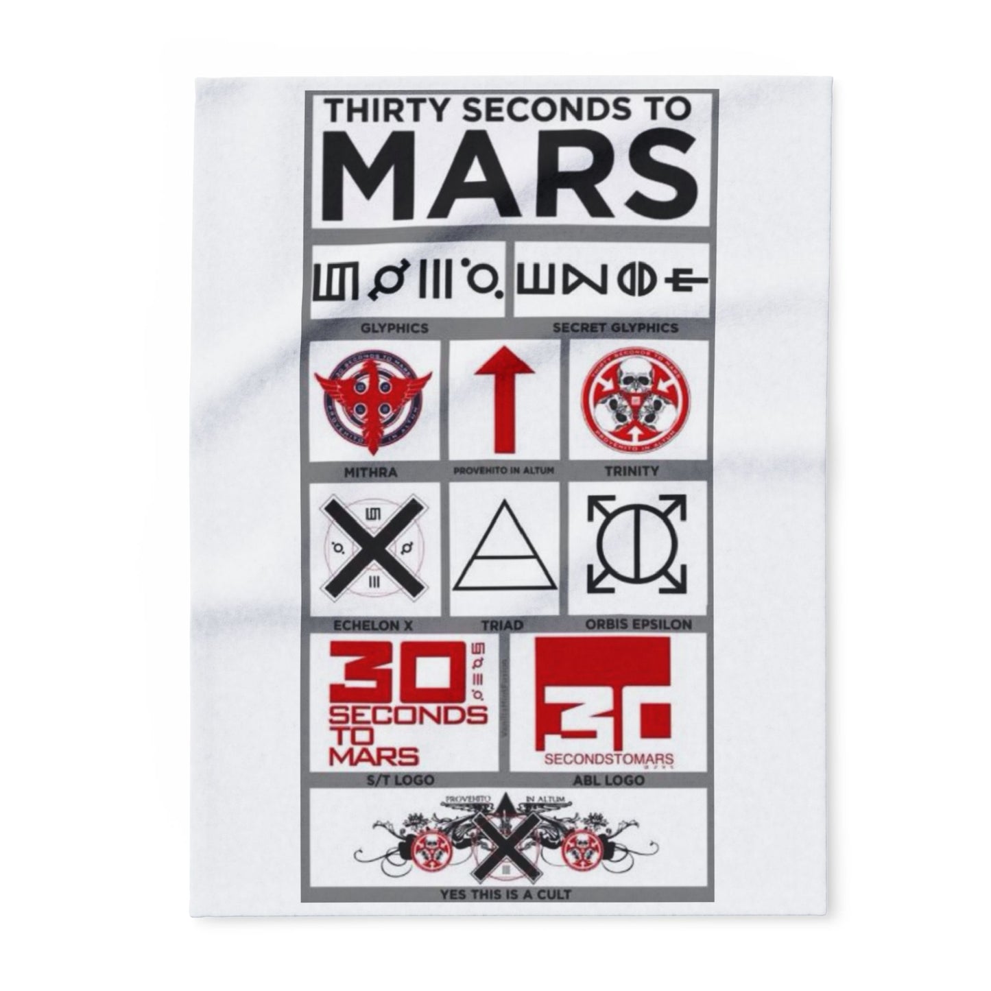 Thirty Seconds to Mars Arctic Blanket — "Yes This Is a Cult"