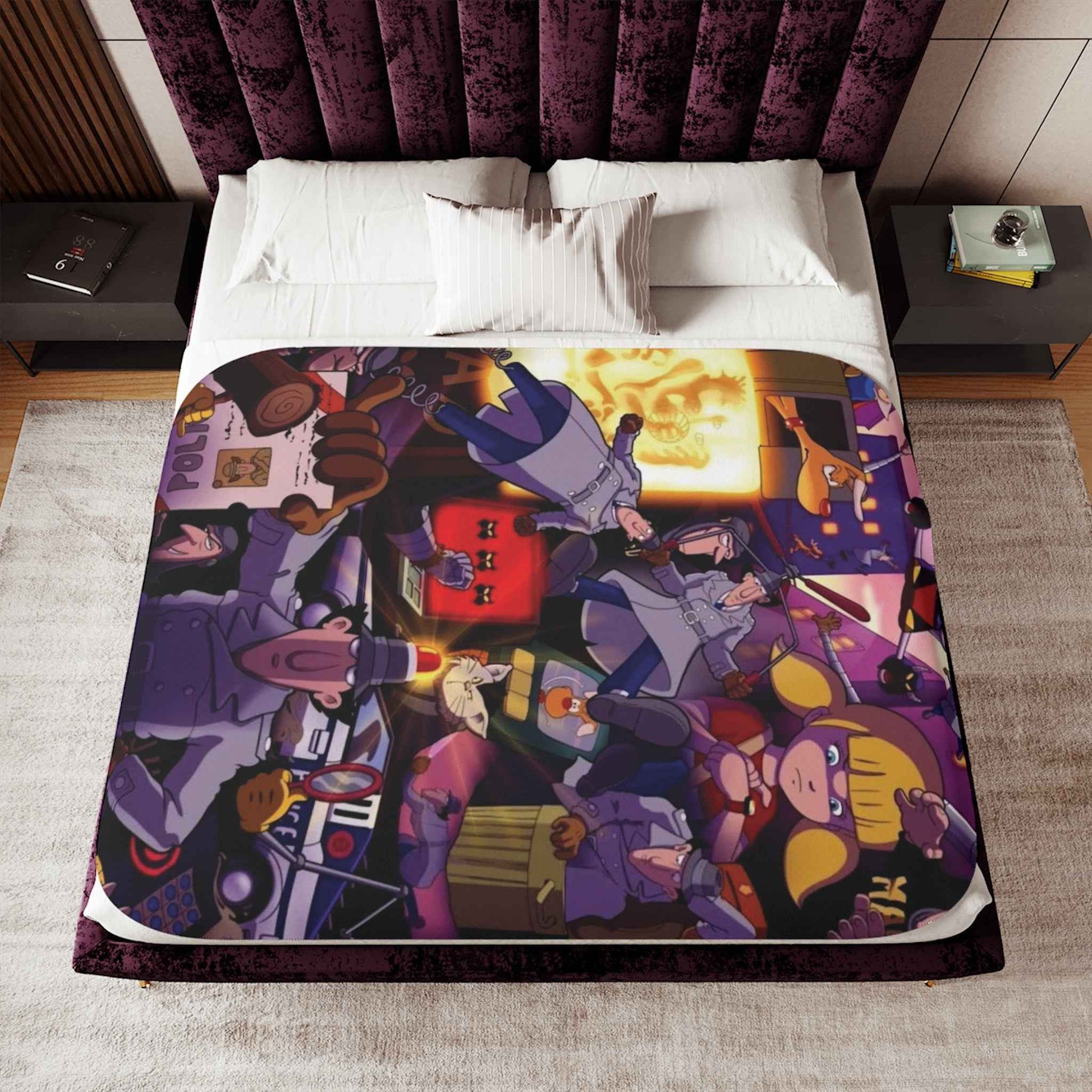 The Classic Inspector Sherpa Blanket