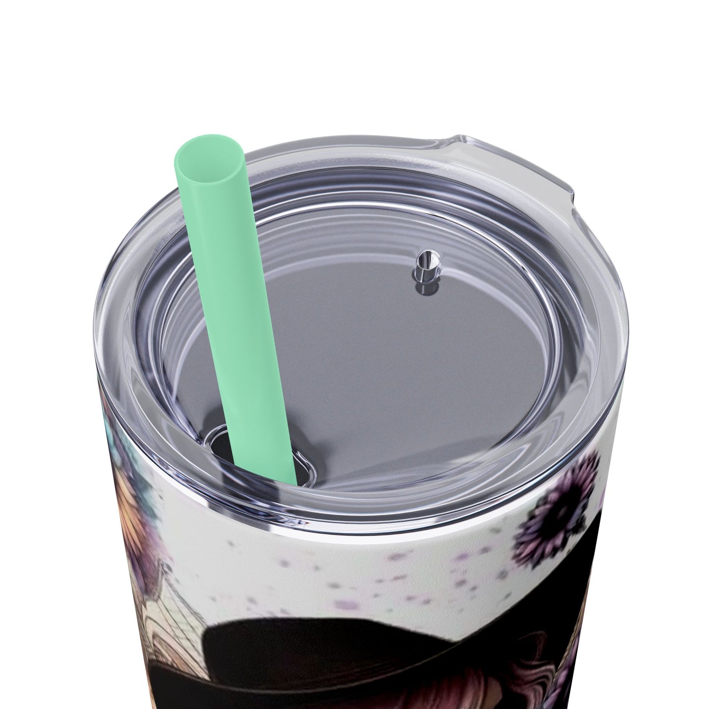She Overcame Inspirational Skinny Tumbler
