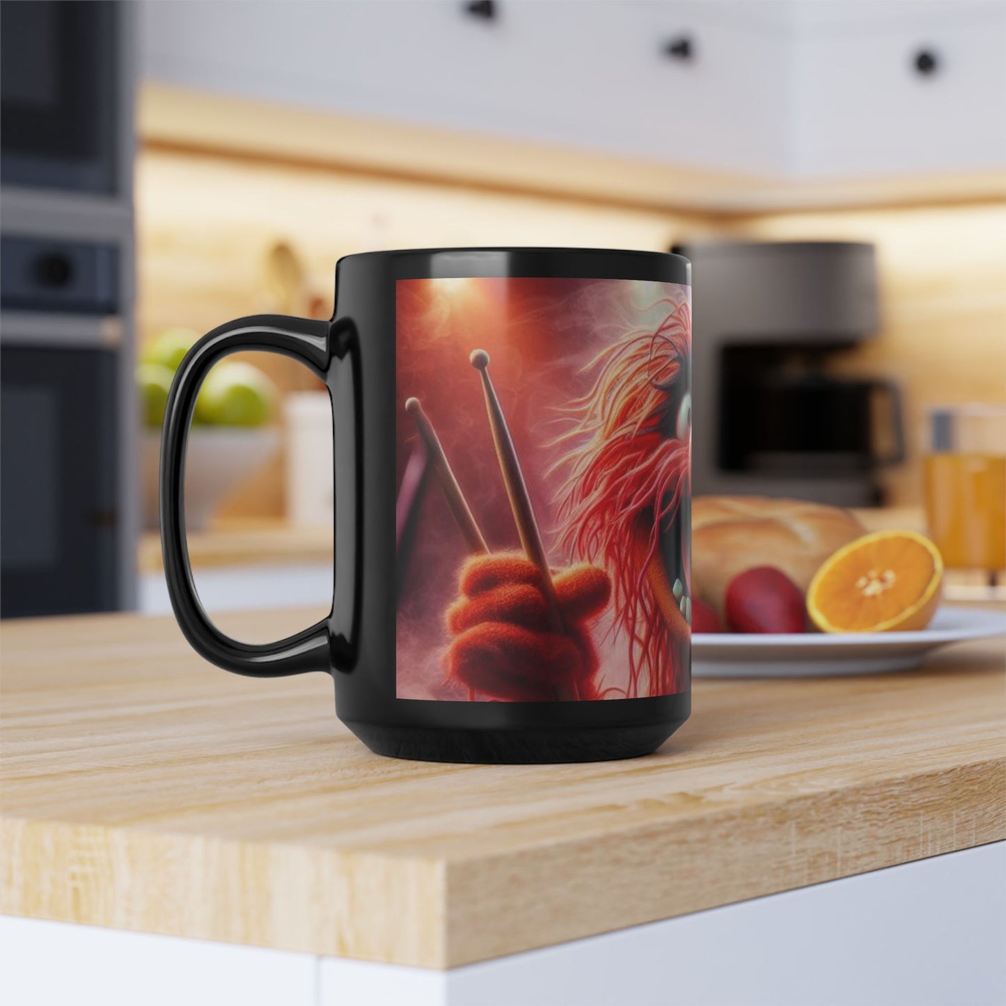 Muppet-Inspired Bright Animal Black Coffee Mug — 11oz & 15oz