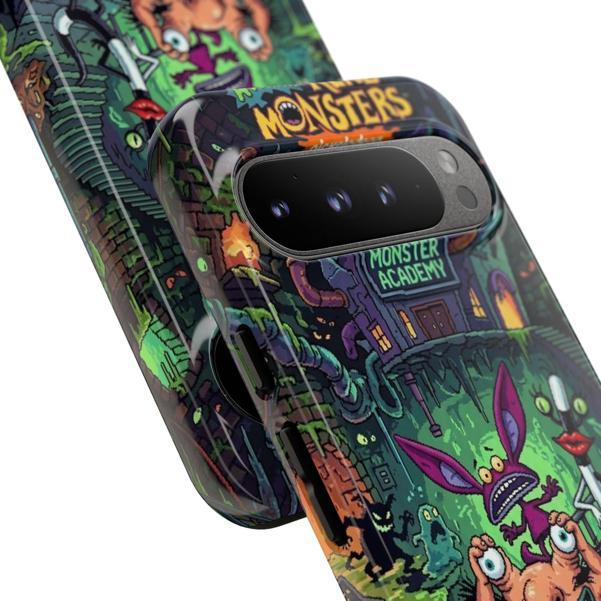 Colorful Cartoon Monster Academy Design (Tough Cases)
