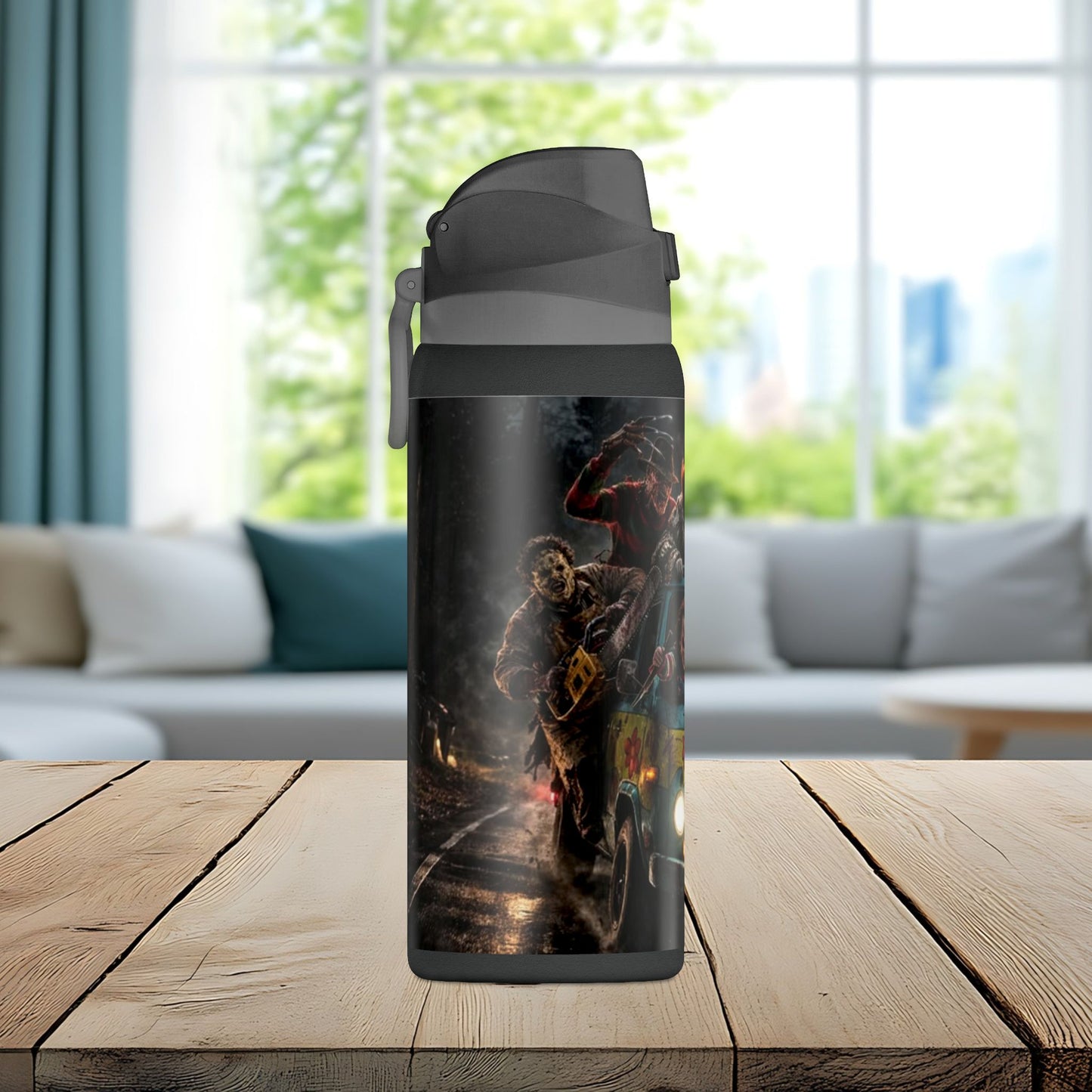 Nightmare Road Trip 32oz Insulated Water Bottle – Horror Legends Edition