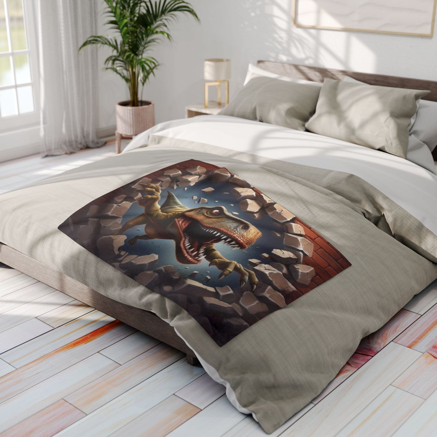 T-Rex Wall Break Arctic Blanket