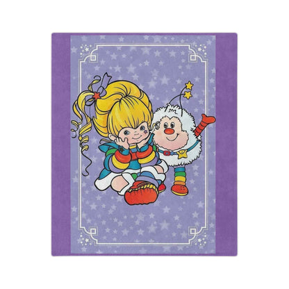 Rainbow Bright - Velveteen Minky Blanket