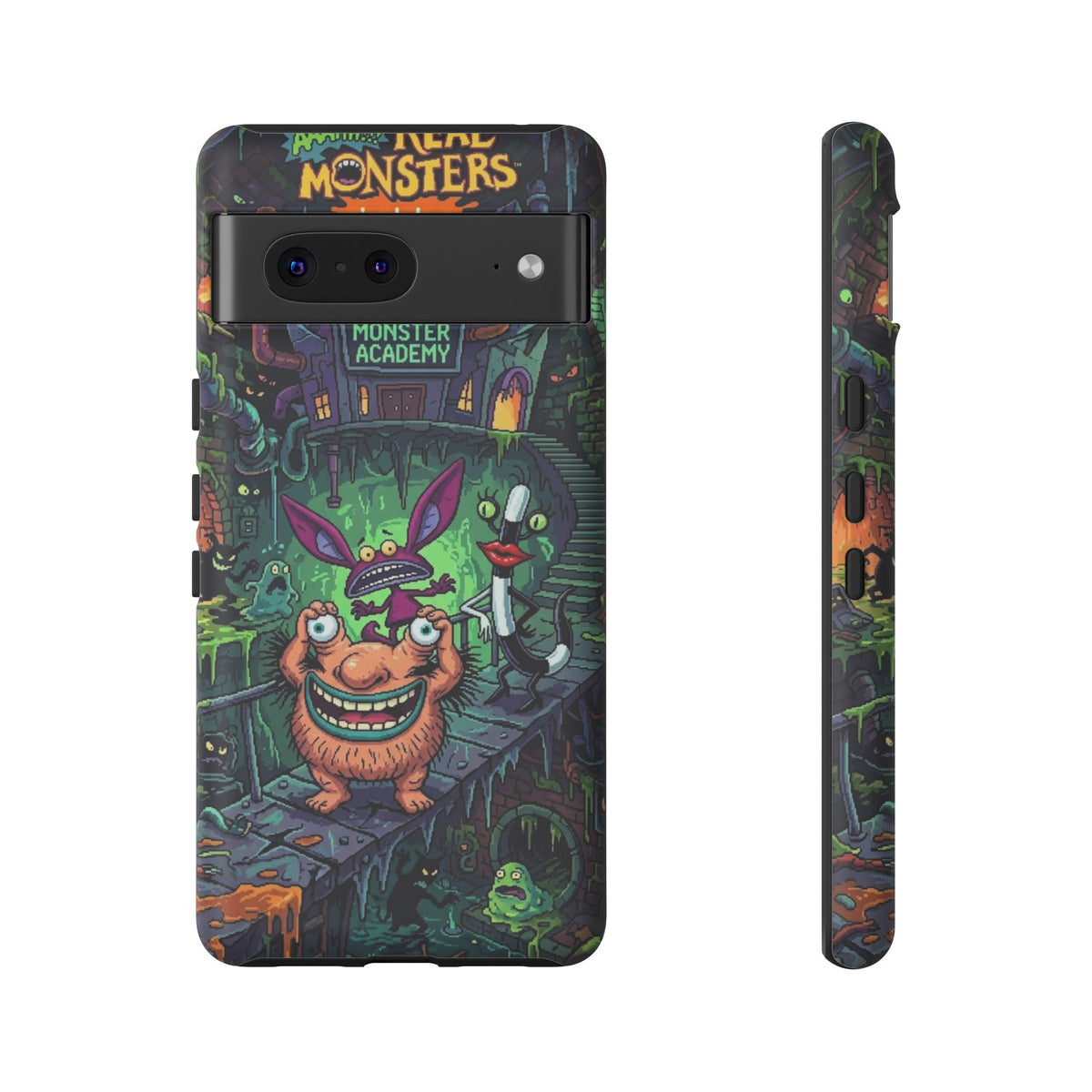 Google Pixel - Colorful Cartoon Monster Academy Design (Tough Cases)