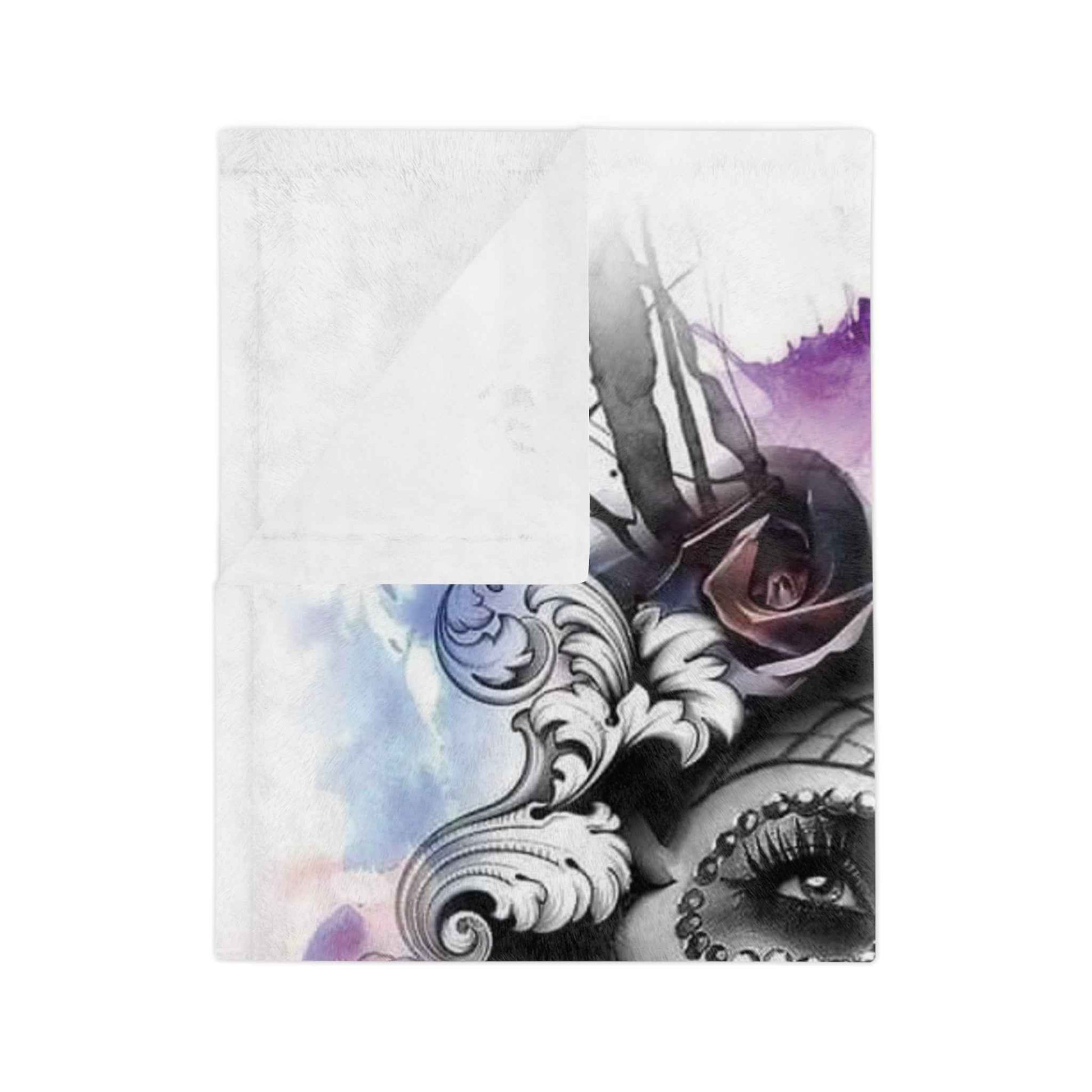 Day of the Dead  - Velveteen Minky Blanket