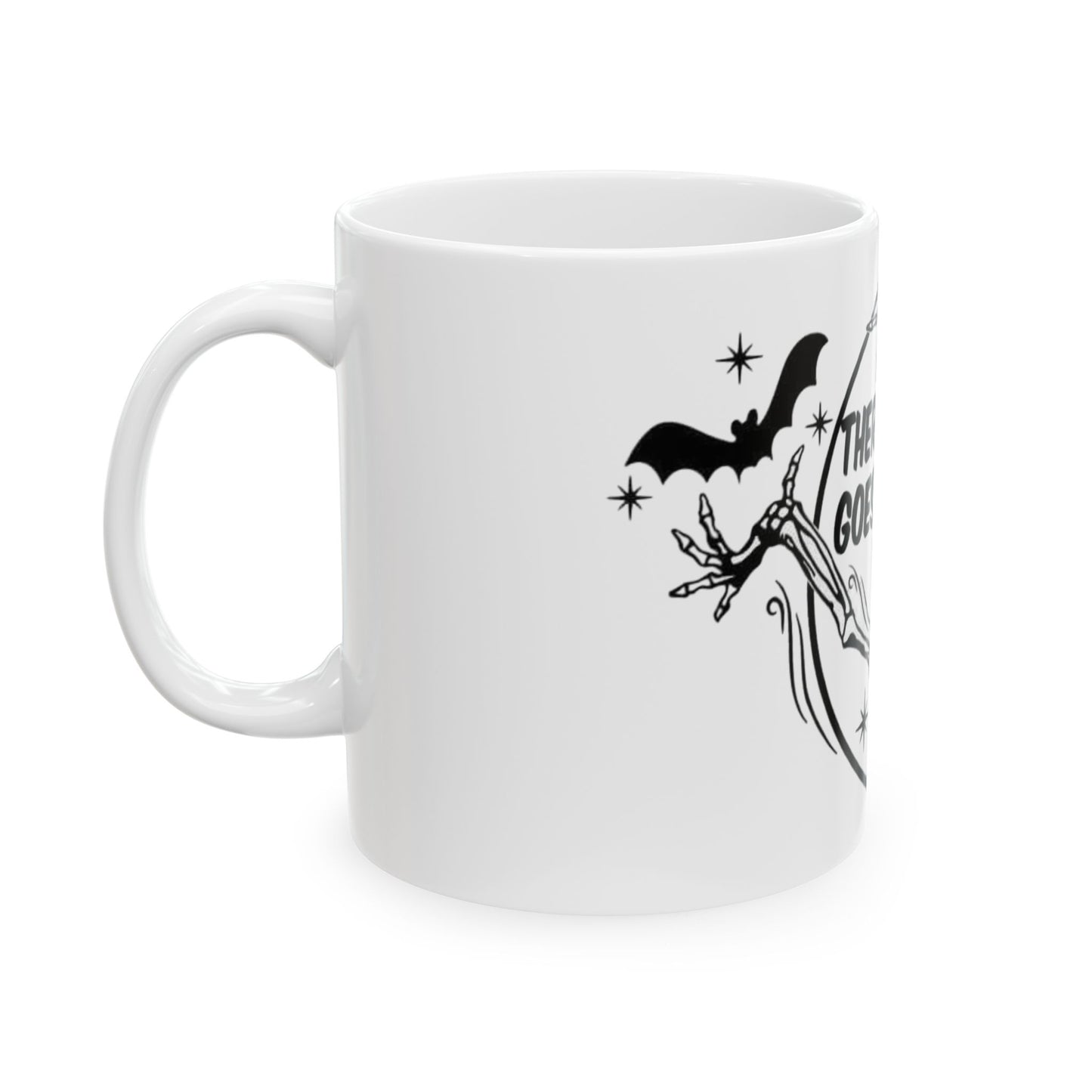 Copy of Skeleton 'There It Goes' Funny Gothic Ceramic Mug (11oz & 15oz)