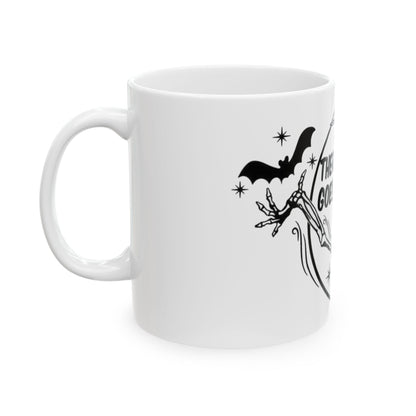 Skeleton 'There It Goes' Funny Gothic Ceramic Mug (11oz & 15oz)