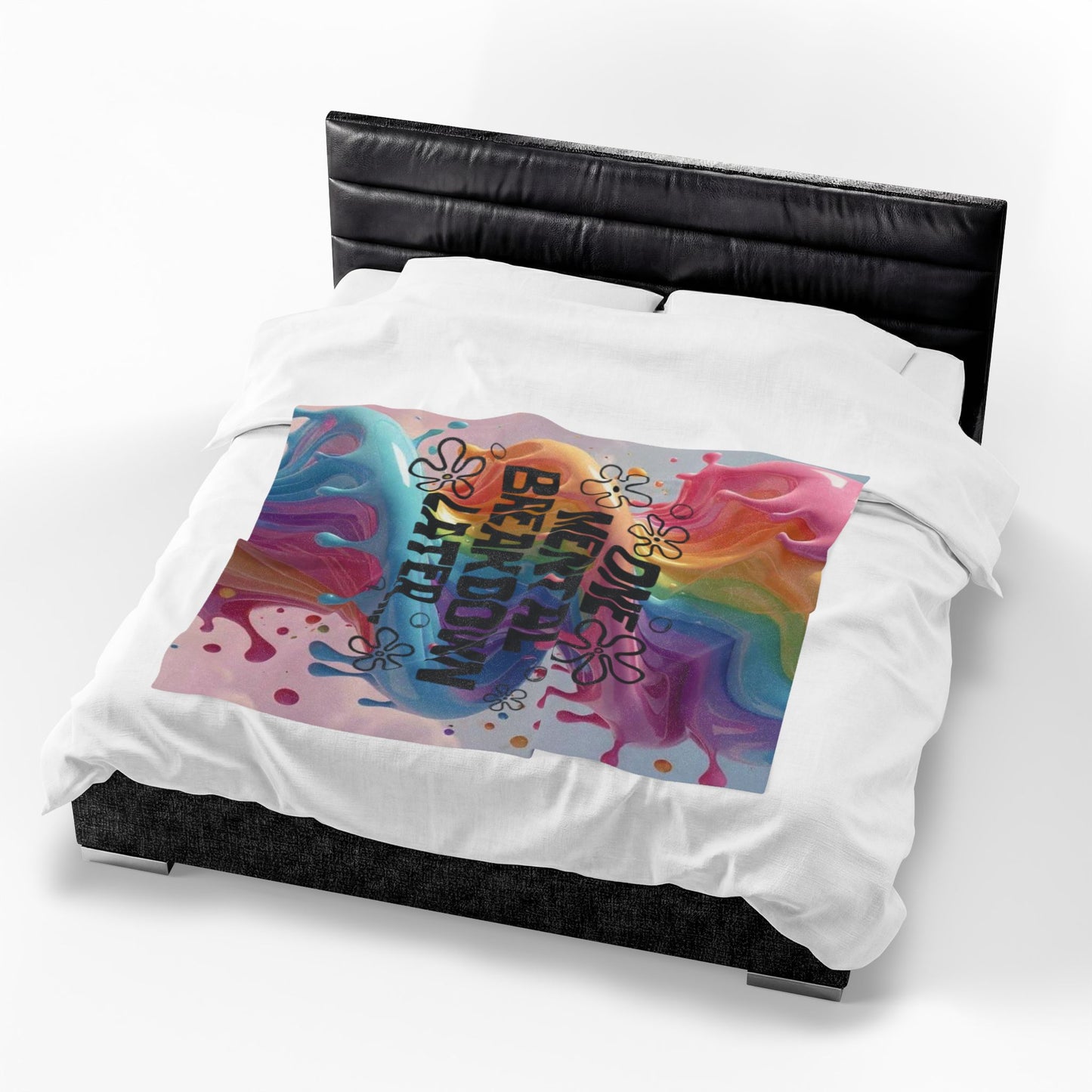 Velveteen Plush Blanket — "One Mental Breakdown Later" Cozy Throw