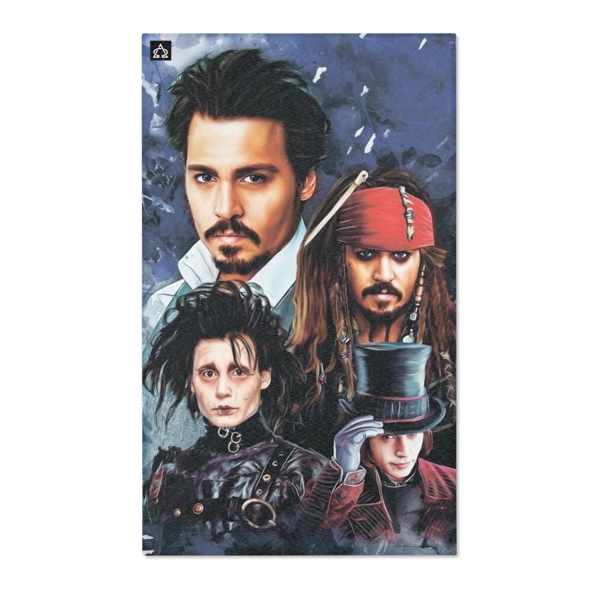 Johnny Depp Characters - Unique Rug - House of O & A
