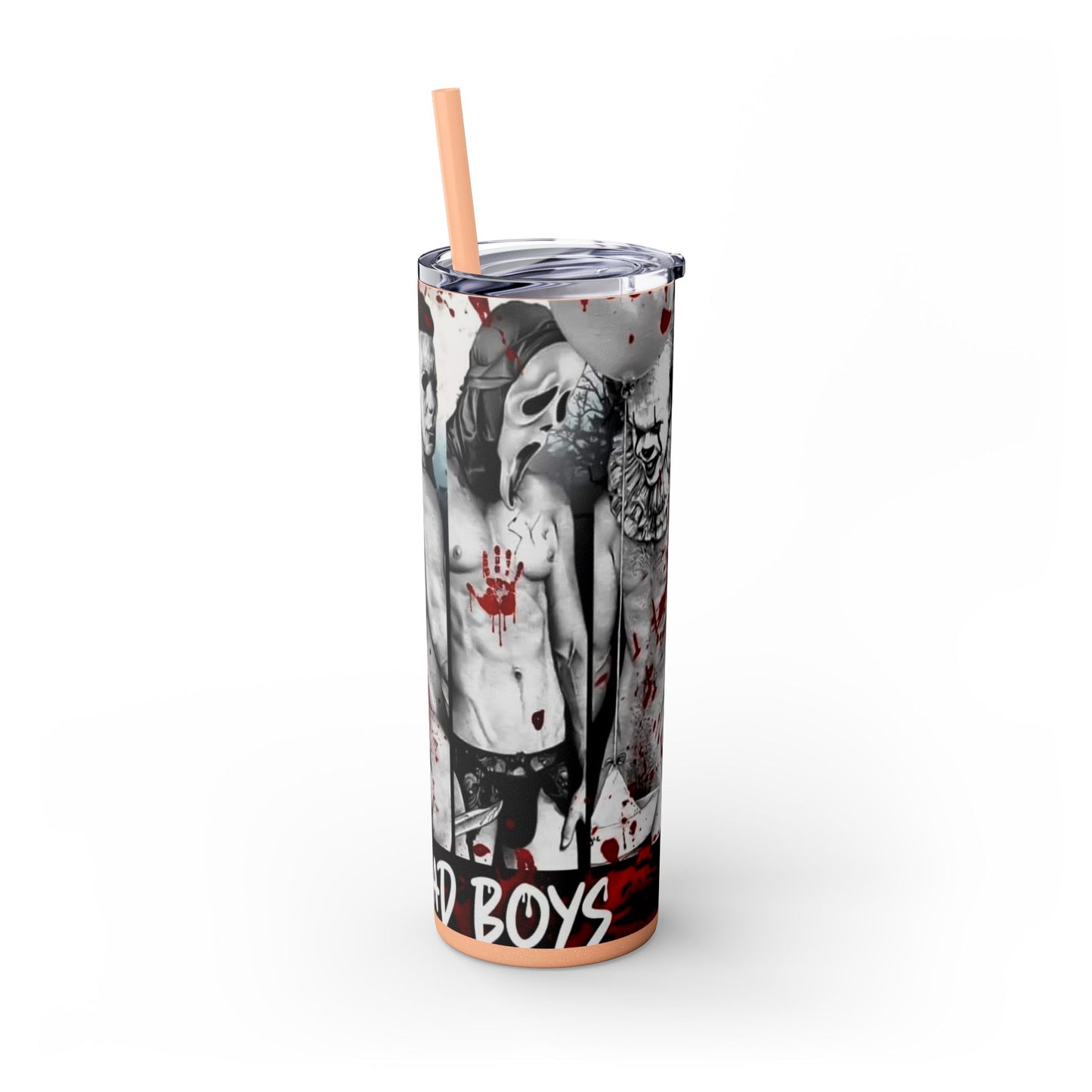I Love Bad Boys Skinny Tumbler