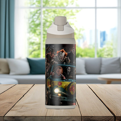 Nightmare Road Trip 32oz Insulated Water Bottle – Horror Legends Edition