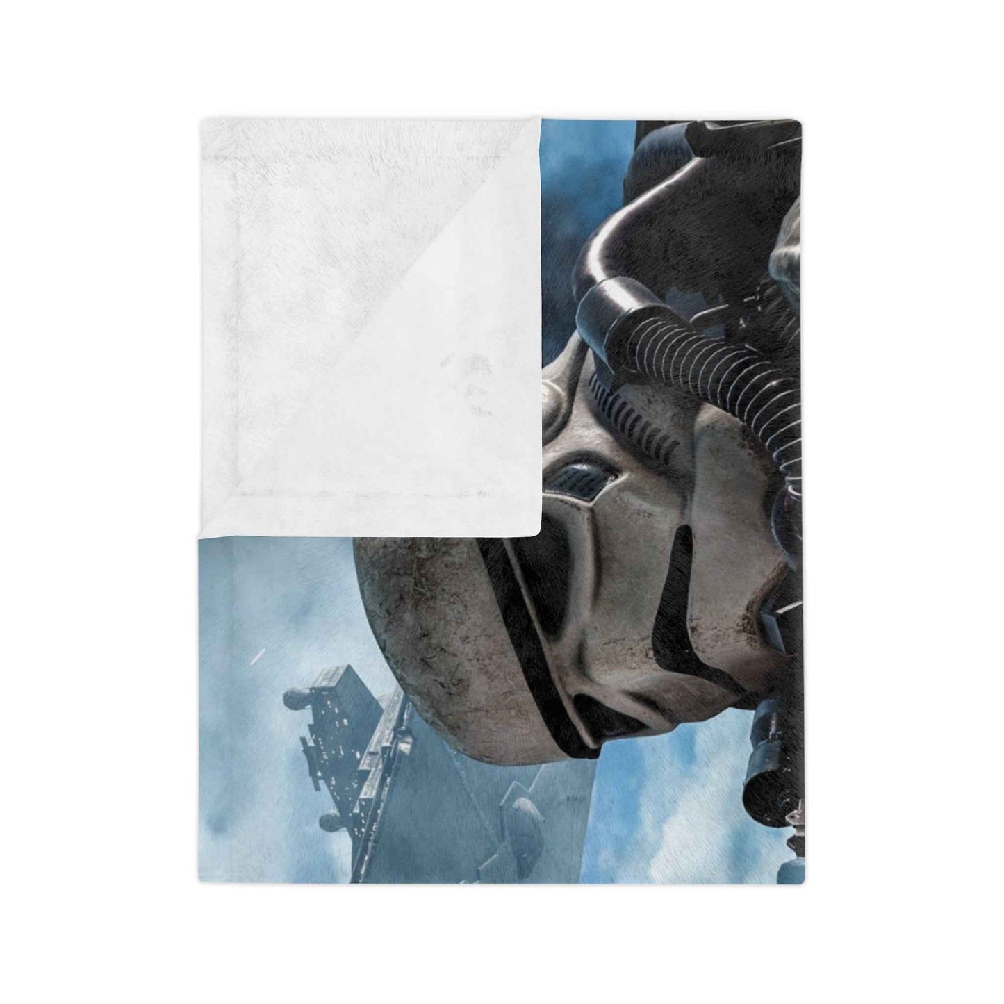 Battle of Hoth Storm Trooper - Velveteen Minky Blanket
