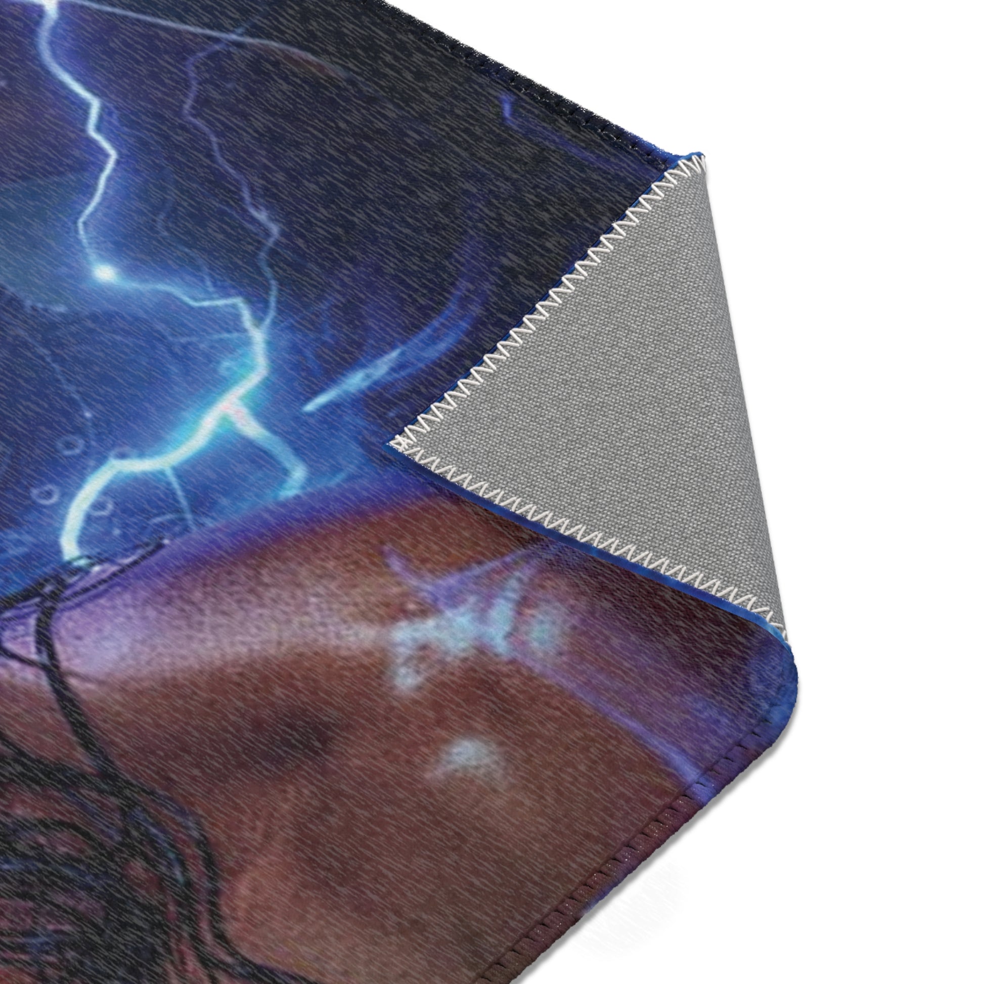 WWE Blue Area Rug - House of O & A