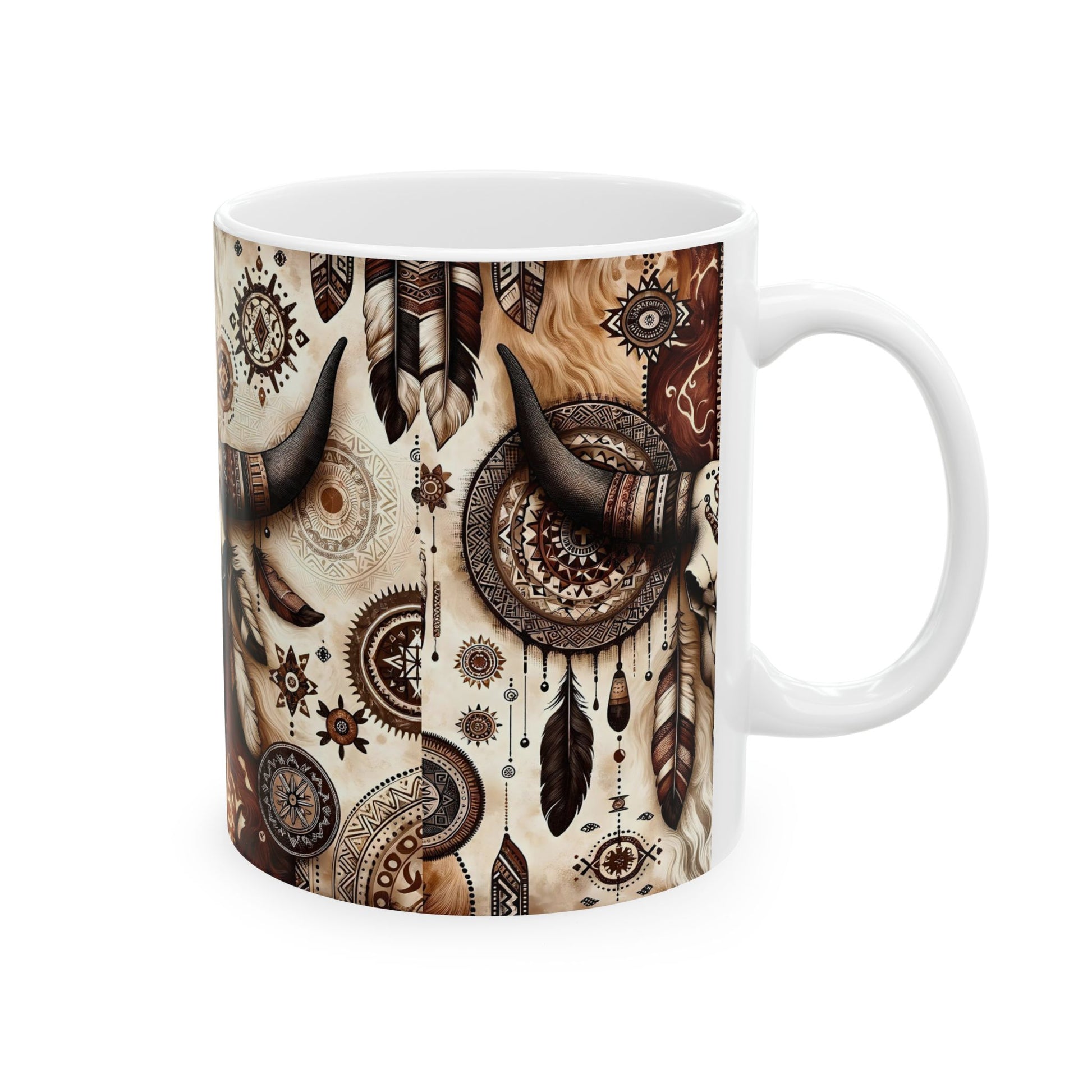 Western Skull Ceramic Mug - House of O & A
