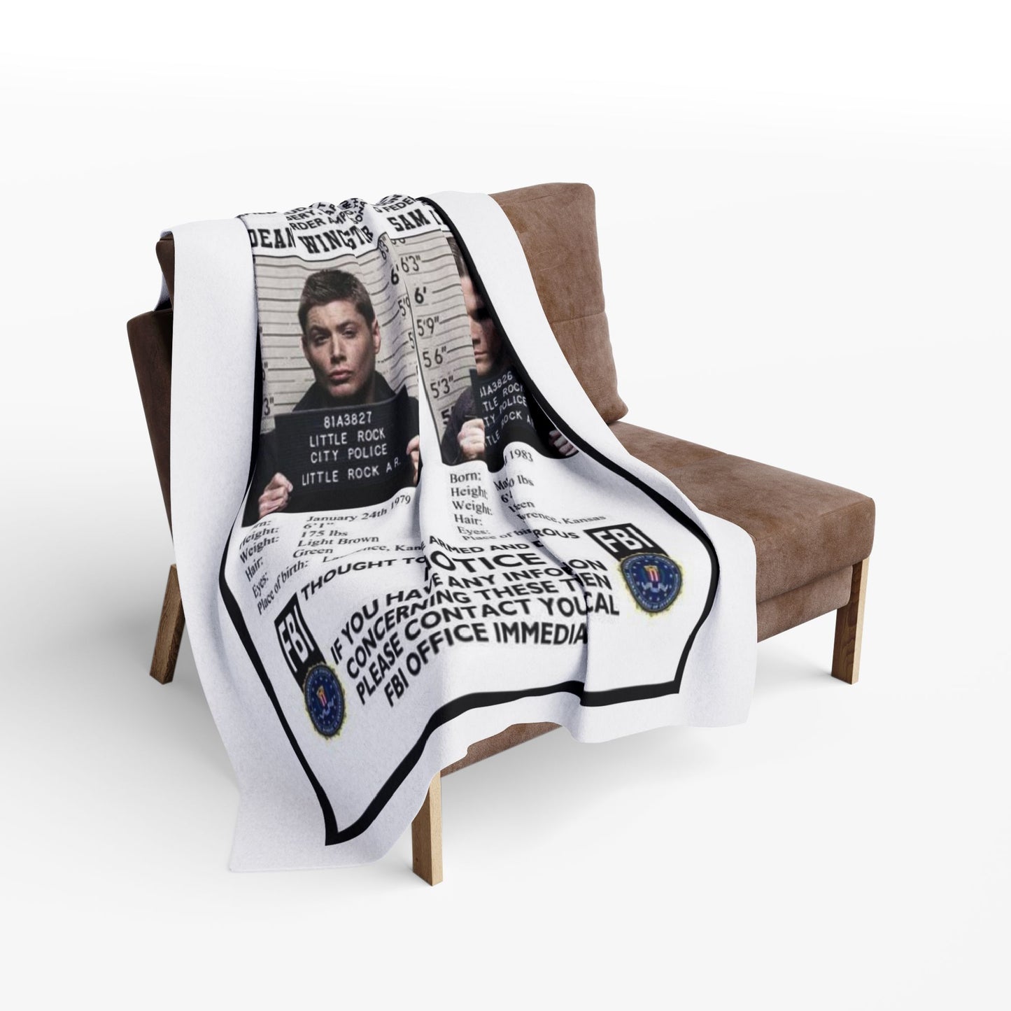 Supernatural Sam & Dean Arctic Blanket