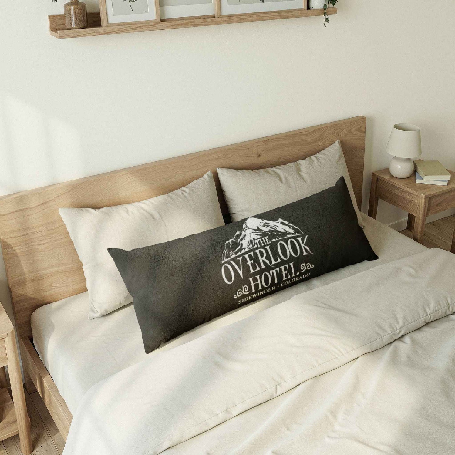 Overlook Hotel Body Pillow — The Overlook Hotel Logo Long Lumbar Pillow
