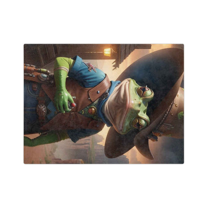 Sheriff Frog - Velveteen Minky Blanket