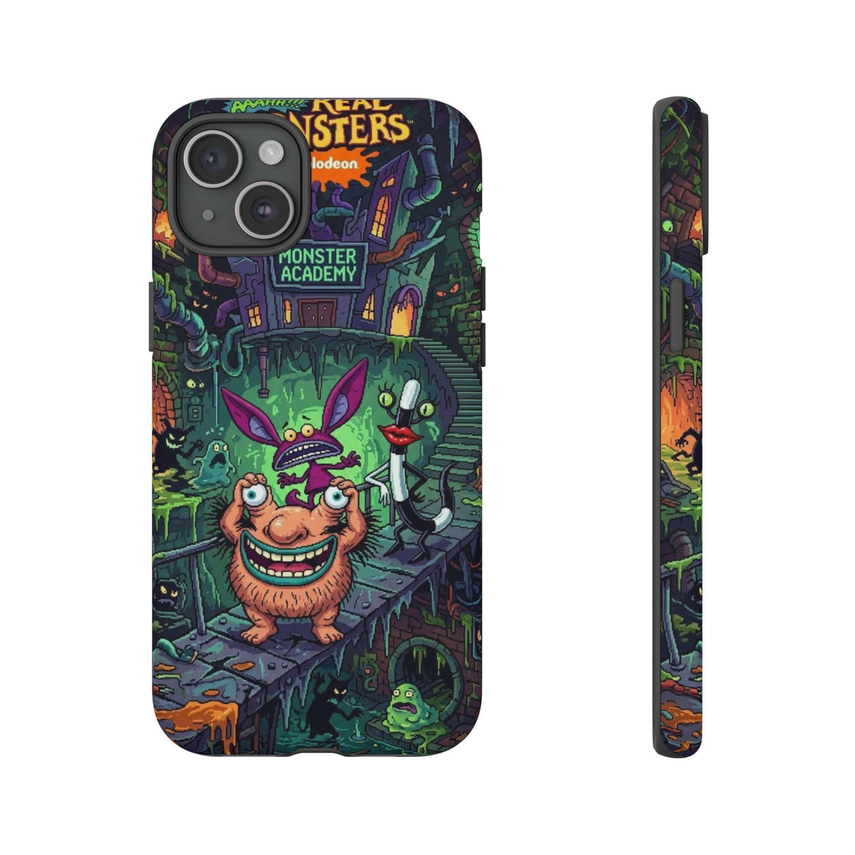 Colorful Cartoon Monster Academy Design (Tough Cases)