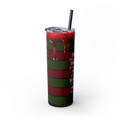 🔥 Freddy Krueger Skinny Tumbler – A Nightmare You’ll Love 🔥