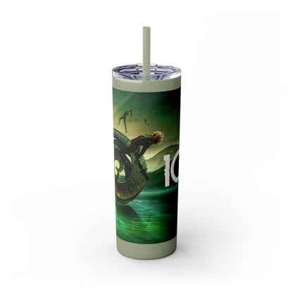 "The 100" Stainless Steel Tumbler - Green