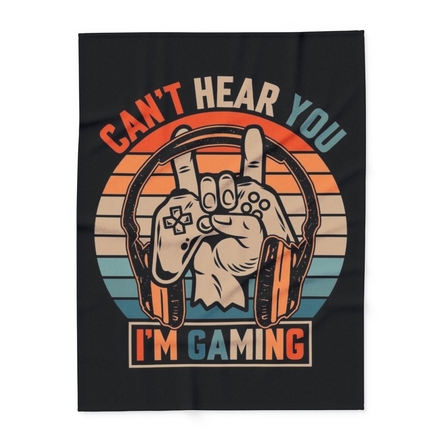 "I'm Gaming" Cozy Arctic Blanket for Gamers