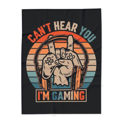 "I'm Gaming" Cozy Arctic Blanket for Gamers
