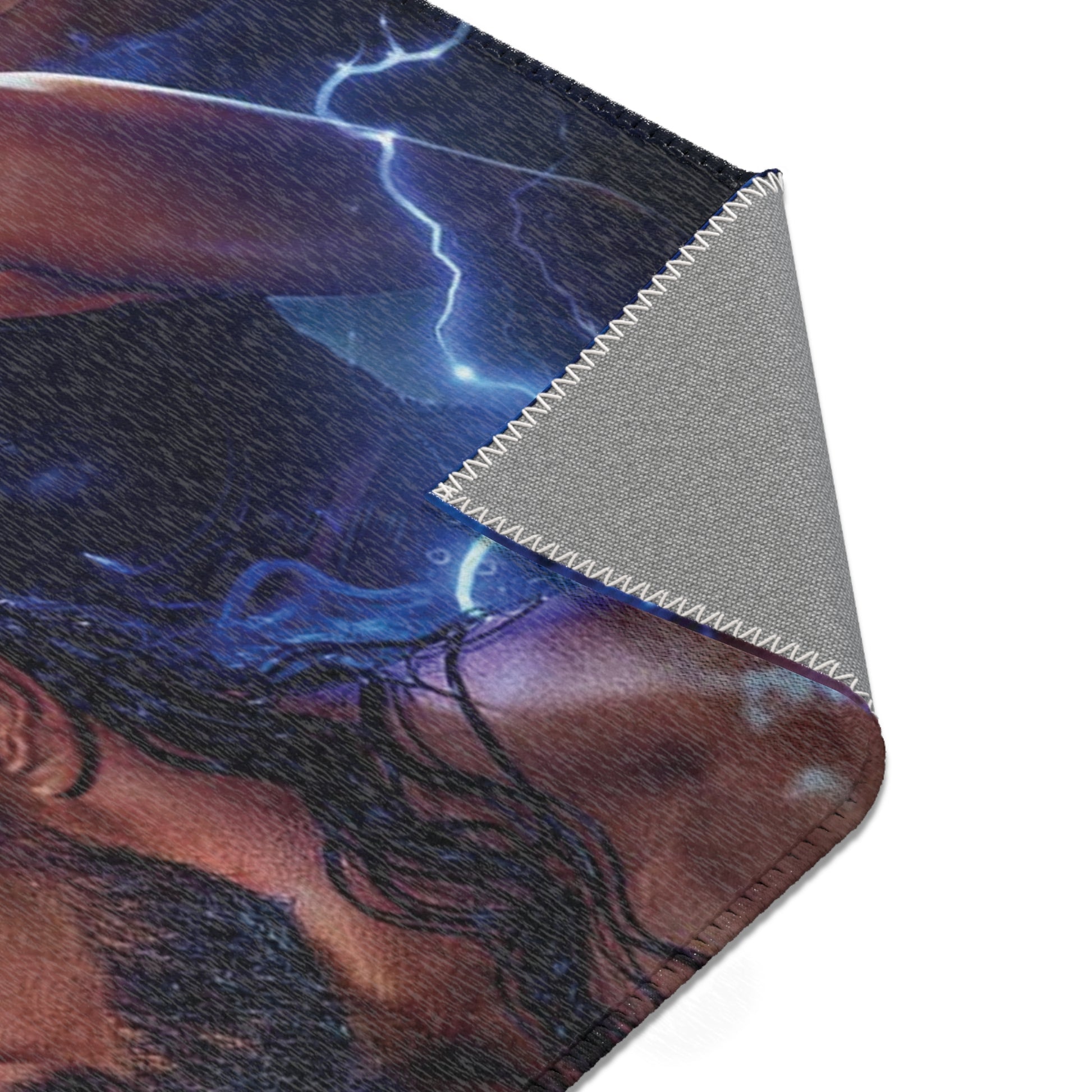 WWE Blue Area Rug - House of O & A