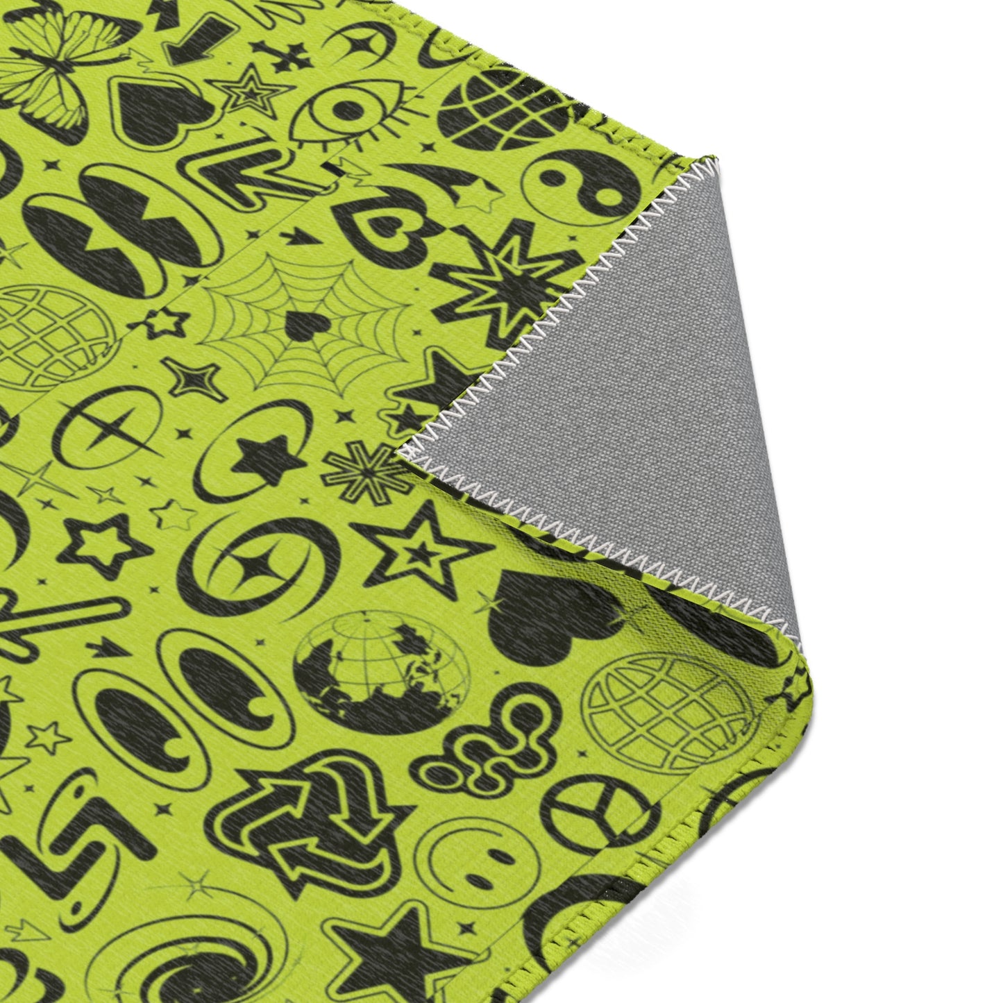 Cool y2k Rave - Area Rug - House of O & A