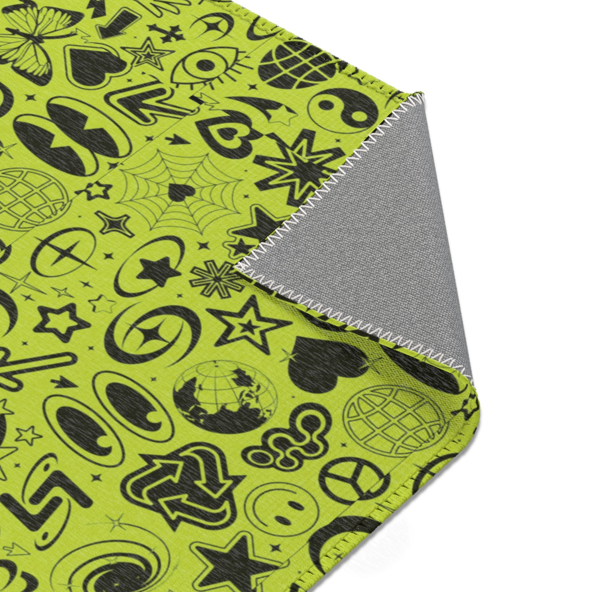 Cool y2k Rave - Area Rug - House of O & A
