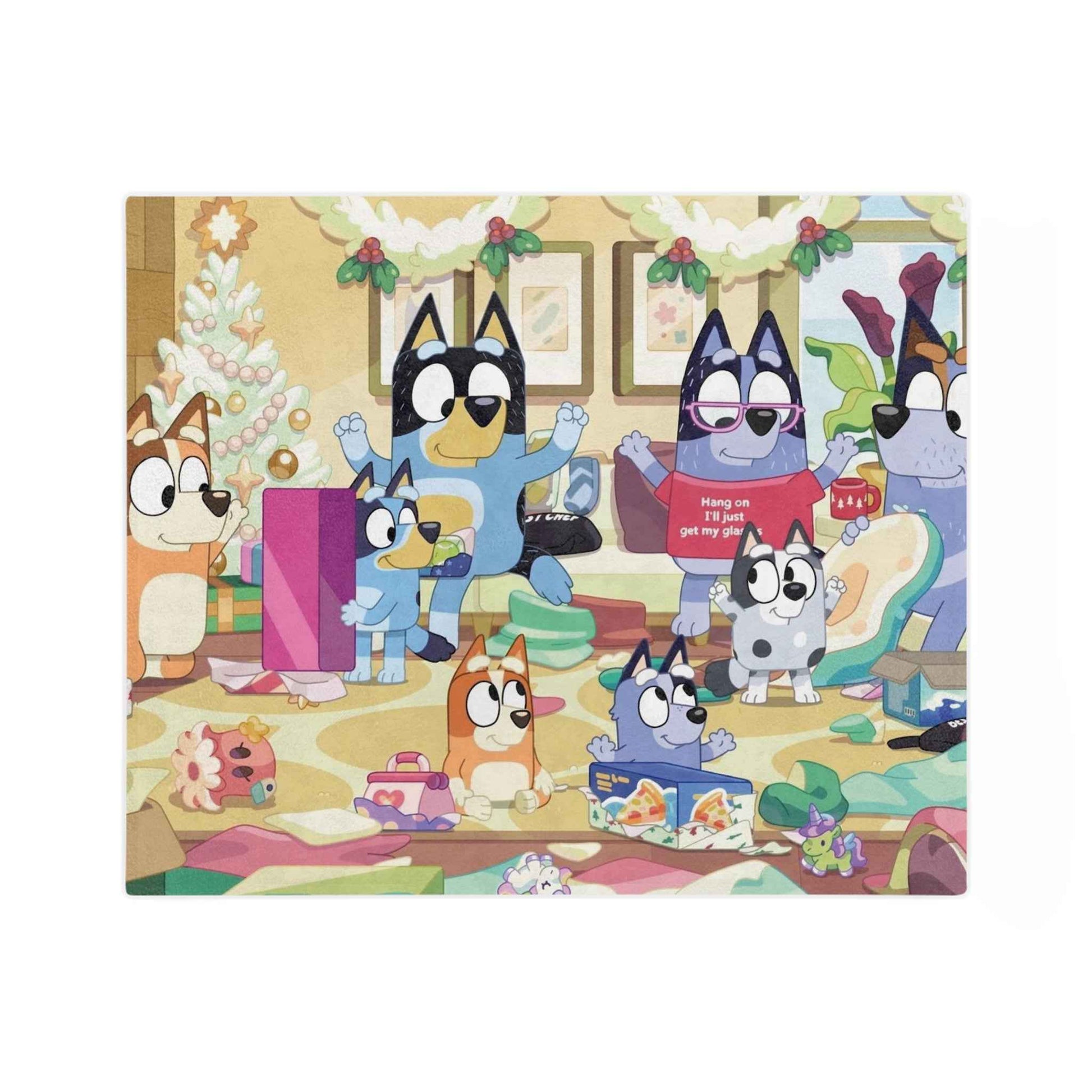 Bluey - Velveteen Minky Blanket