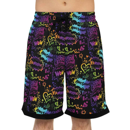 Men's Basketball Graffiti Rib Shorts