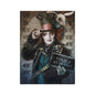 Mad Hatter - Velveteen Minky Blanket