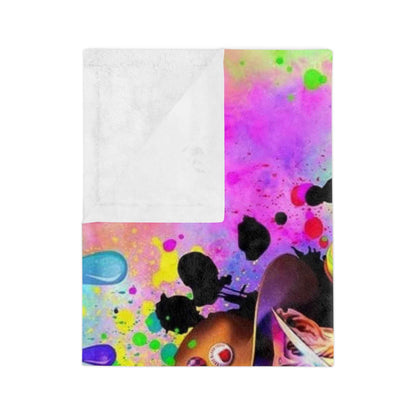 Sweet Dreams Freddy Velveteen Minky Blanket