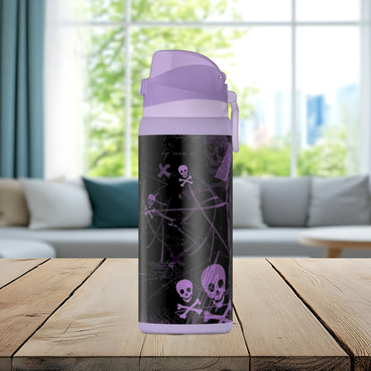 Purple Skull Chaos 32oz Insulated Water Bottle