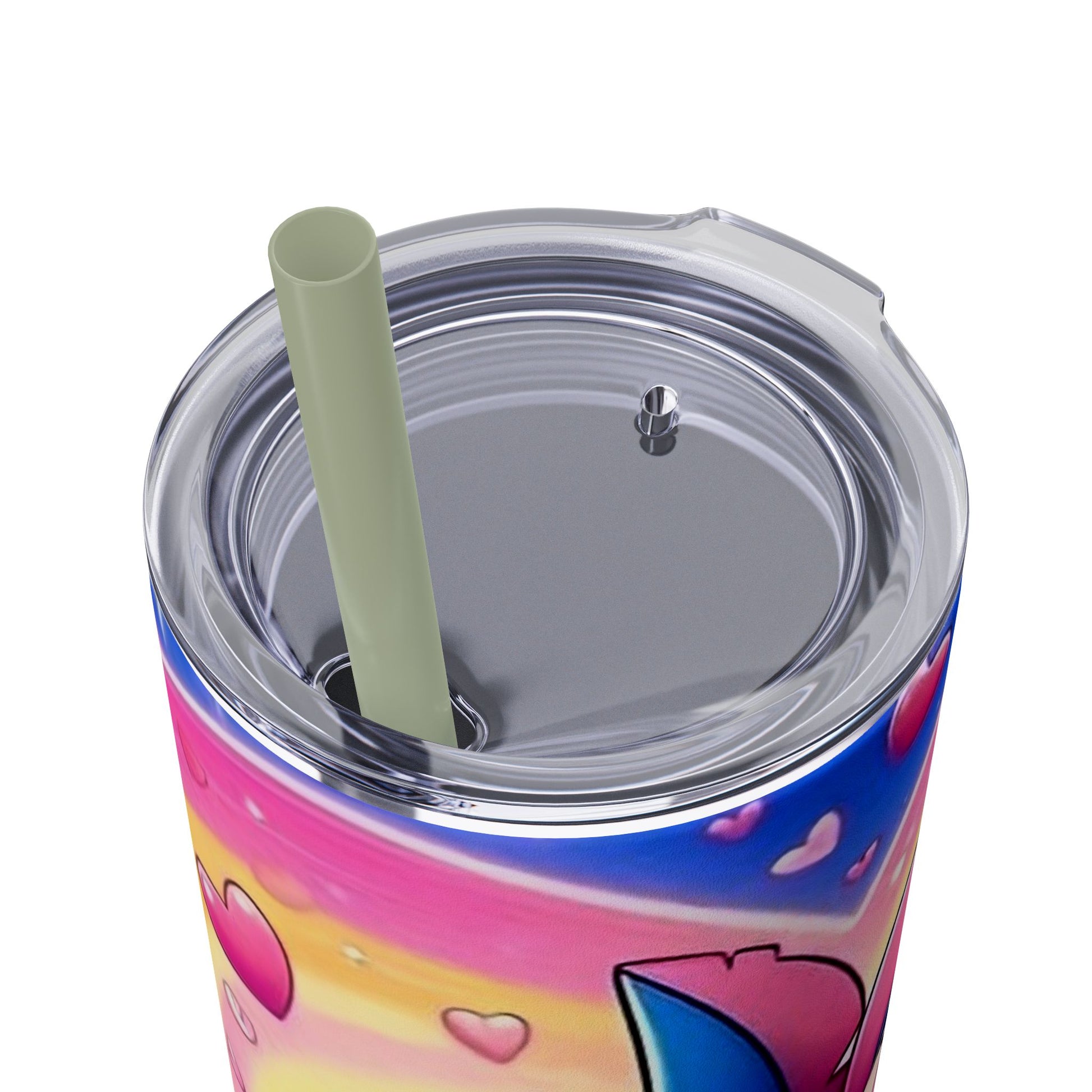 Skinny Tumbler - Stitch and Angel Love Design - House of O & A