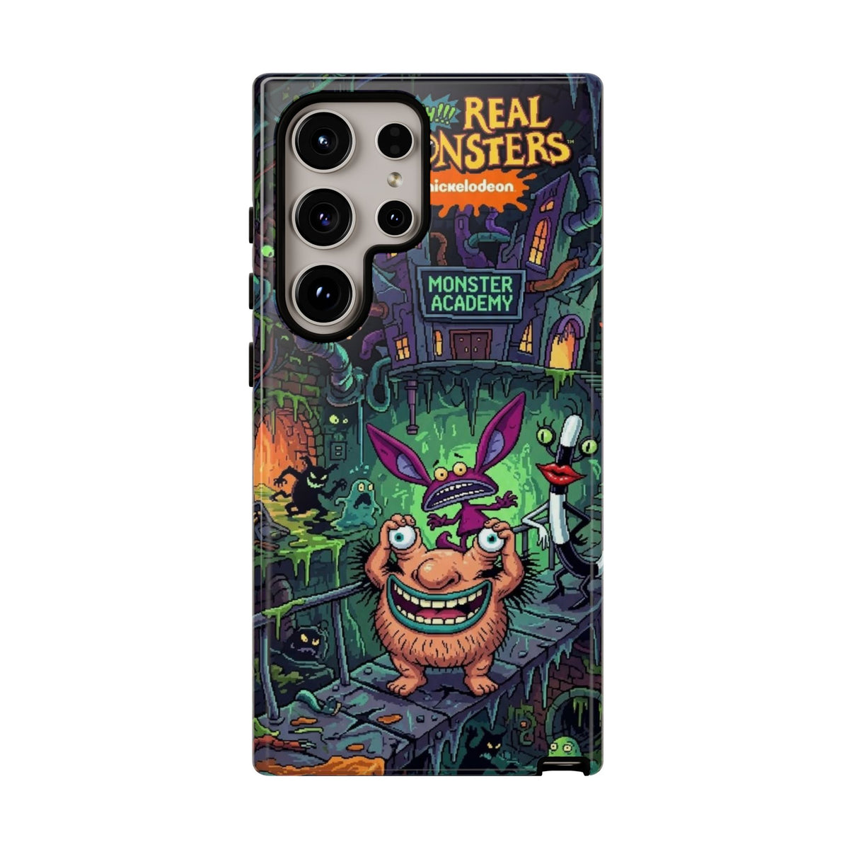 Samsung - Colorful Cartoon Monster Academy Design (Tough Cases)