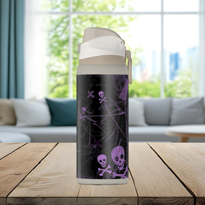 Purple Skull Chaos 32oz Insulated Water Bottle
