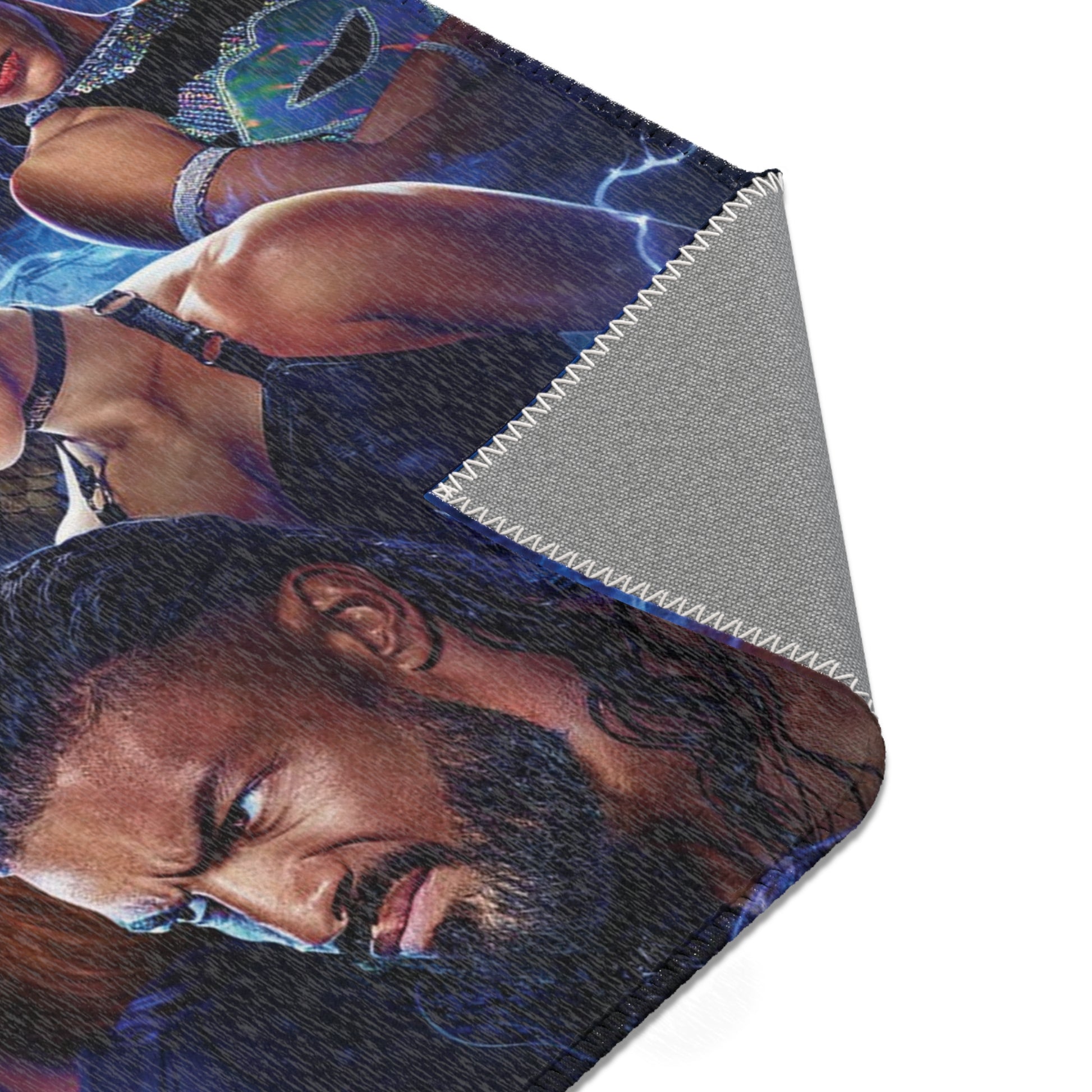 WWE Blue Area Rug - House of O & A