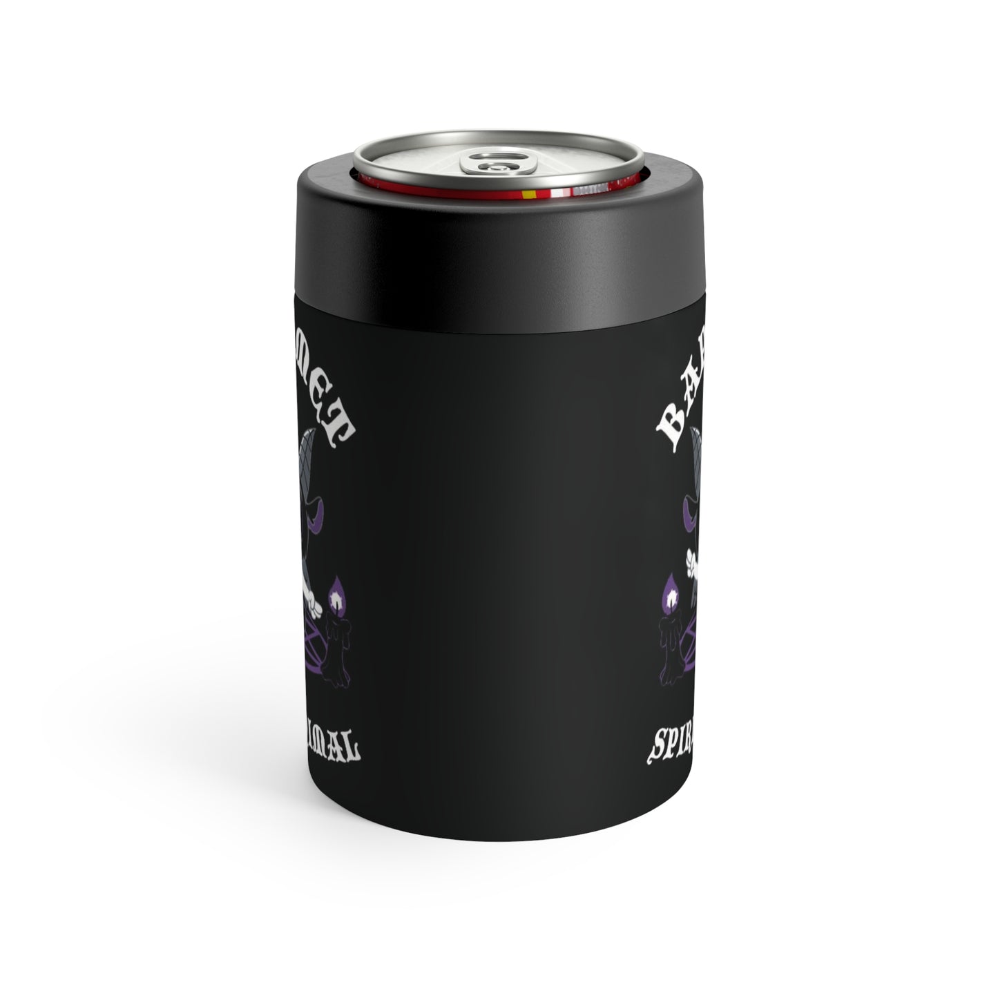 Spiritual Skull Can Cooler — Gothic Beverage Can Holder